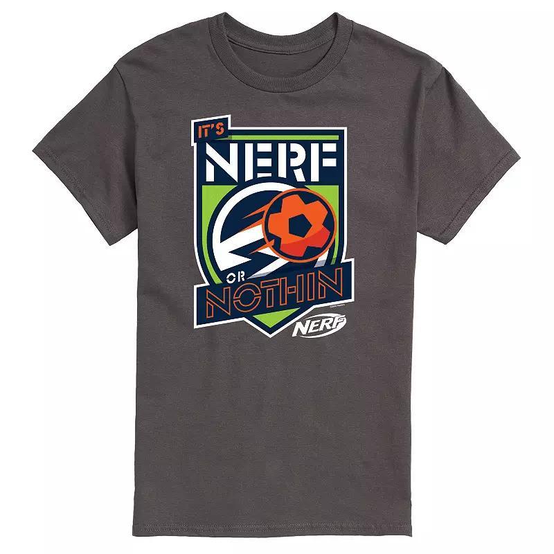 Men's Nerf Or Nothing Soccer Graphic Tee, Size: Small, Black Product Image