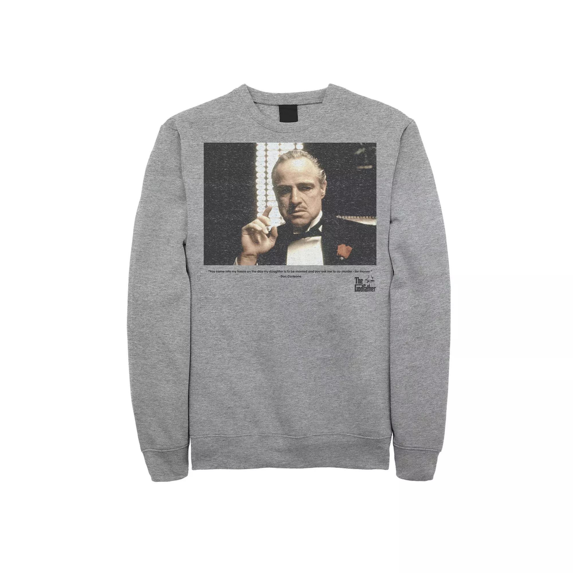 Men's The Godfather The Don Sweatshirt, Size: Small, Athletic Grey Product Image