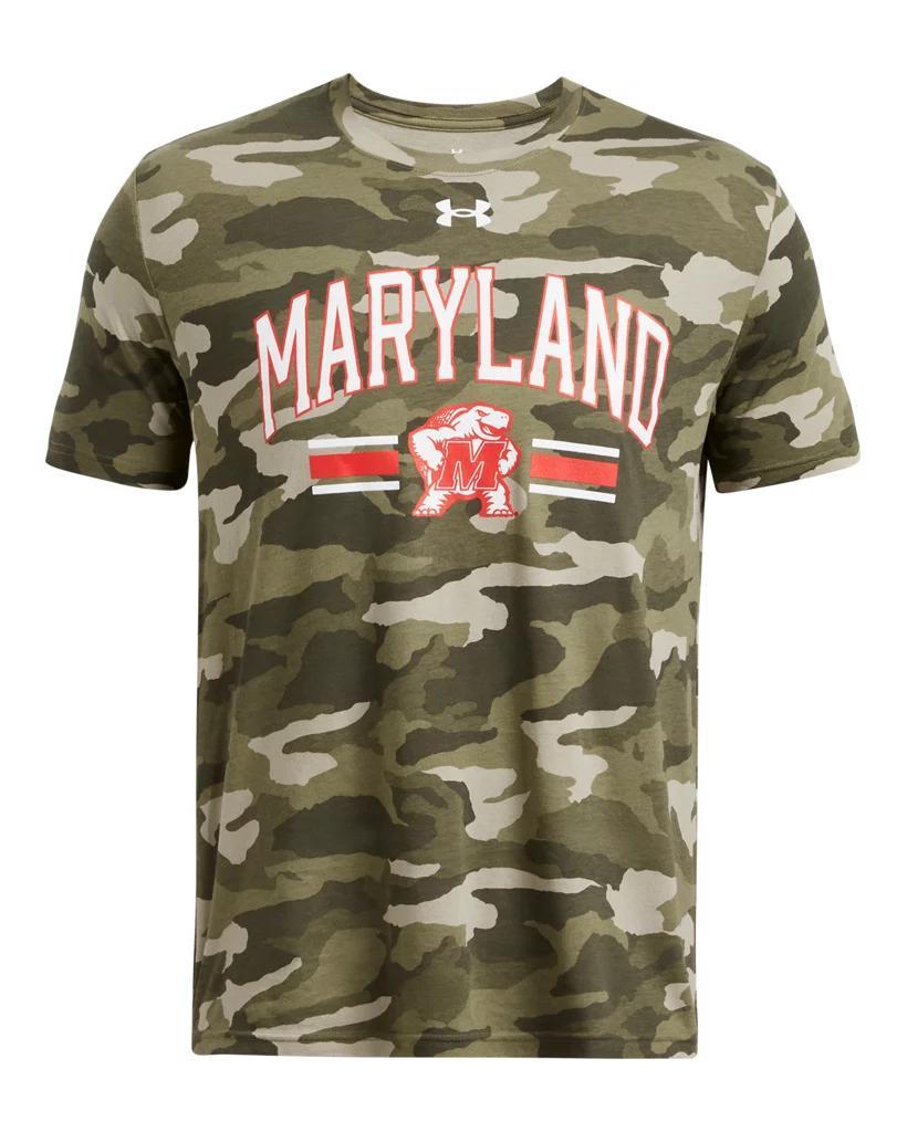 Men's UA Performance Cotton Camo Collegiate Short Sleeve Product Image