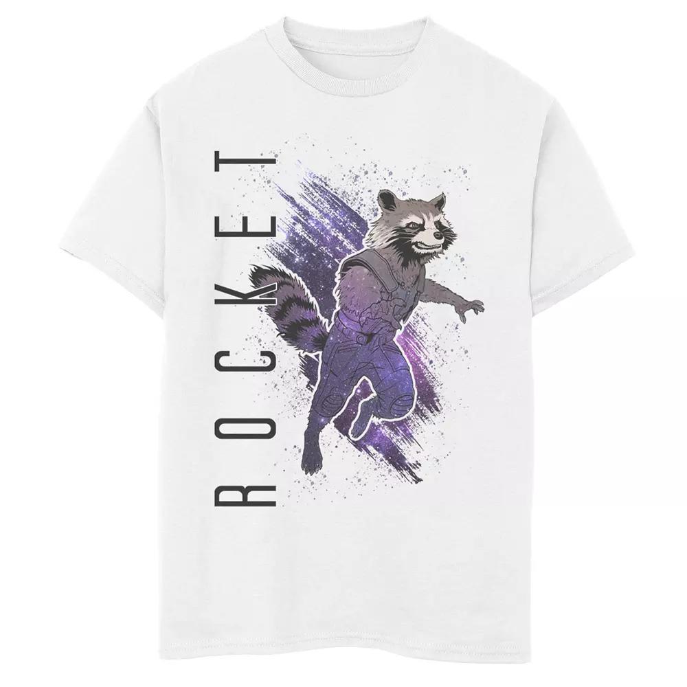 Men's Avengers Rocket Painted Tee,  Product Image