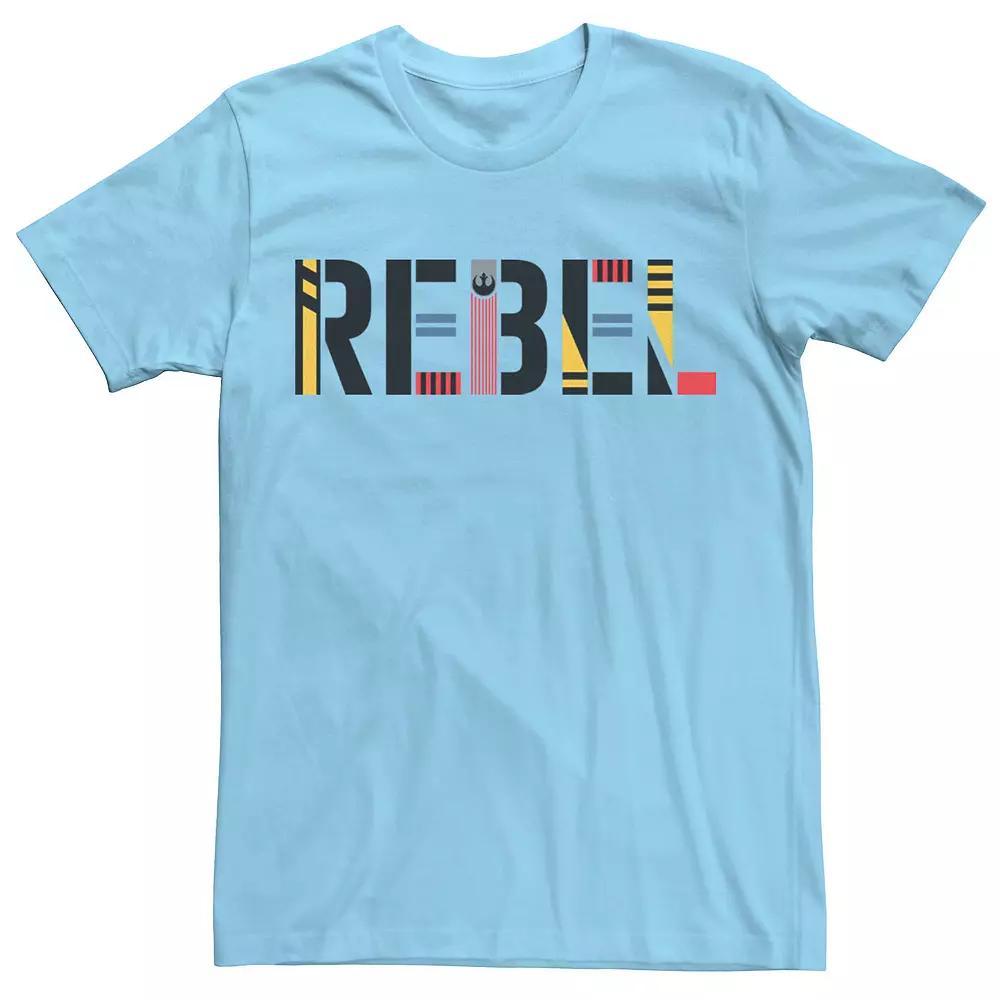 Men's Star Wars The Rise of Skywalker Rebel Tee, Size: 3XL, Light Blue Product Image