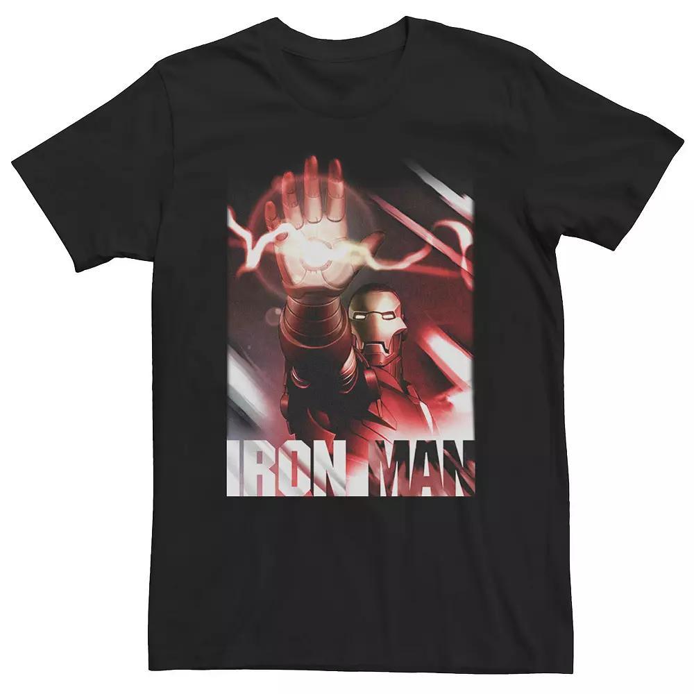 Big & Tall Marvel Avengers Iron Man Reach Portrait Tee, Mens Product Image