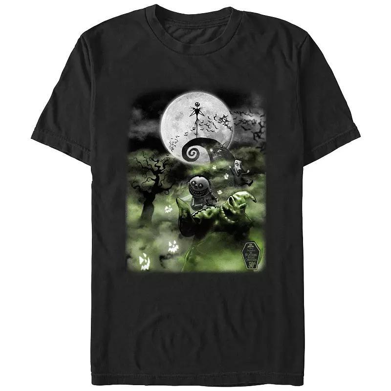 Disney's The Nightmare Before Christmas Scary Night Men's Graphic Tee, Size: XS, Black Product Image