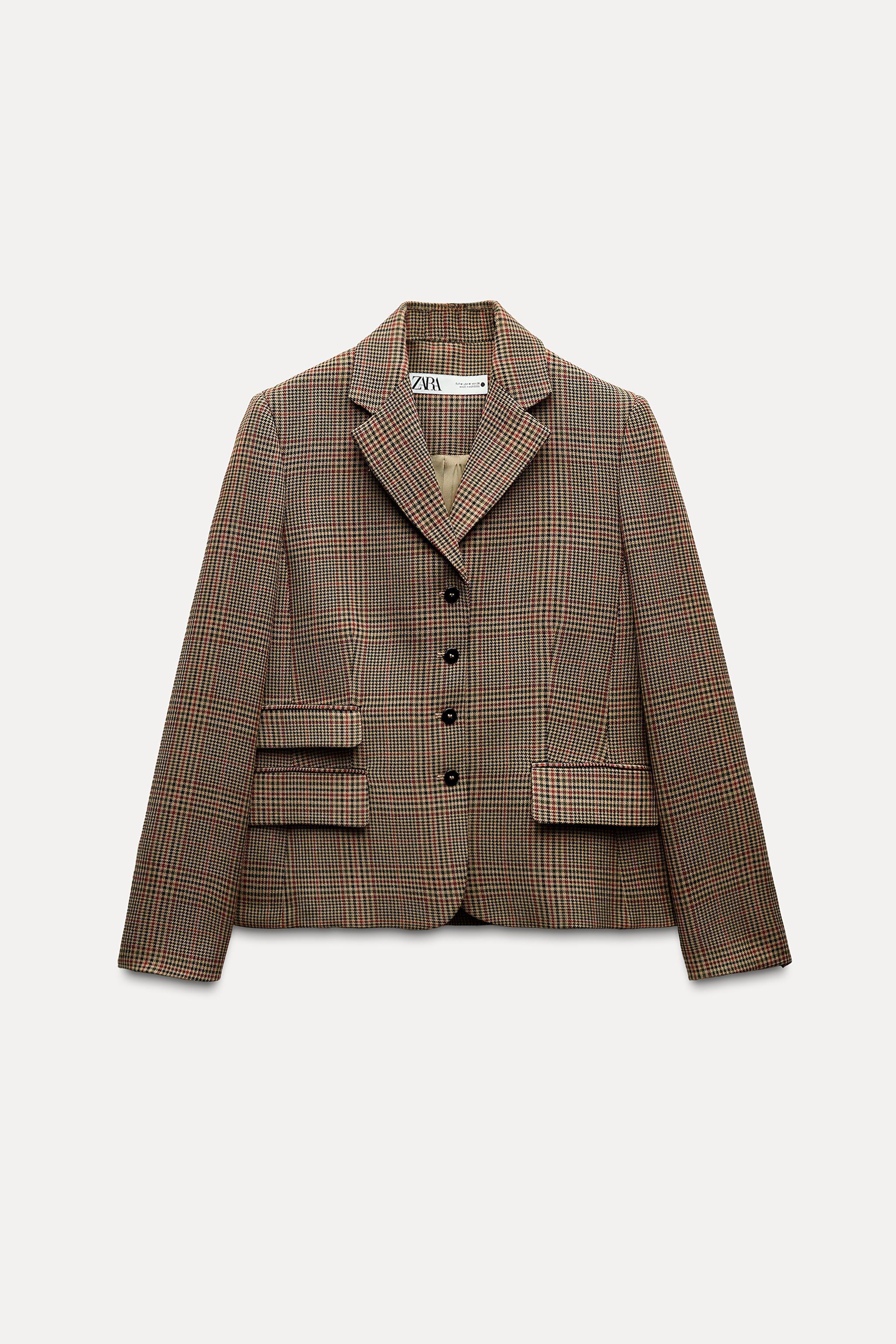 CHECKERED BLAZER ZW COLLECTION Product Image