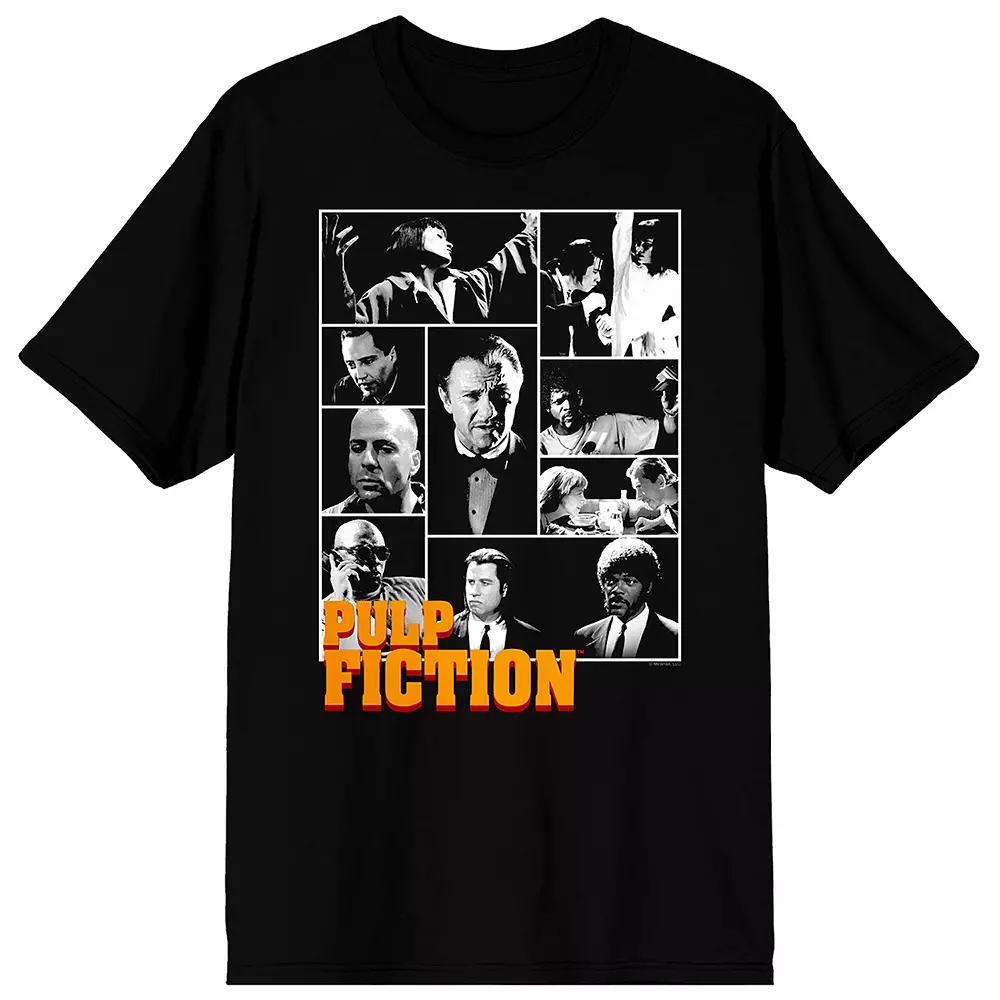 Men's Pulp Fiction Characters Graphic Tee,  Product Image