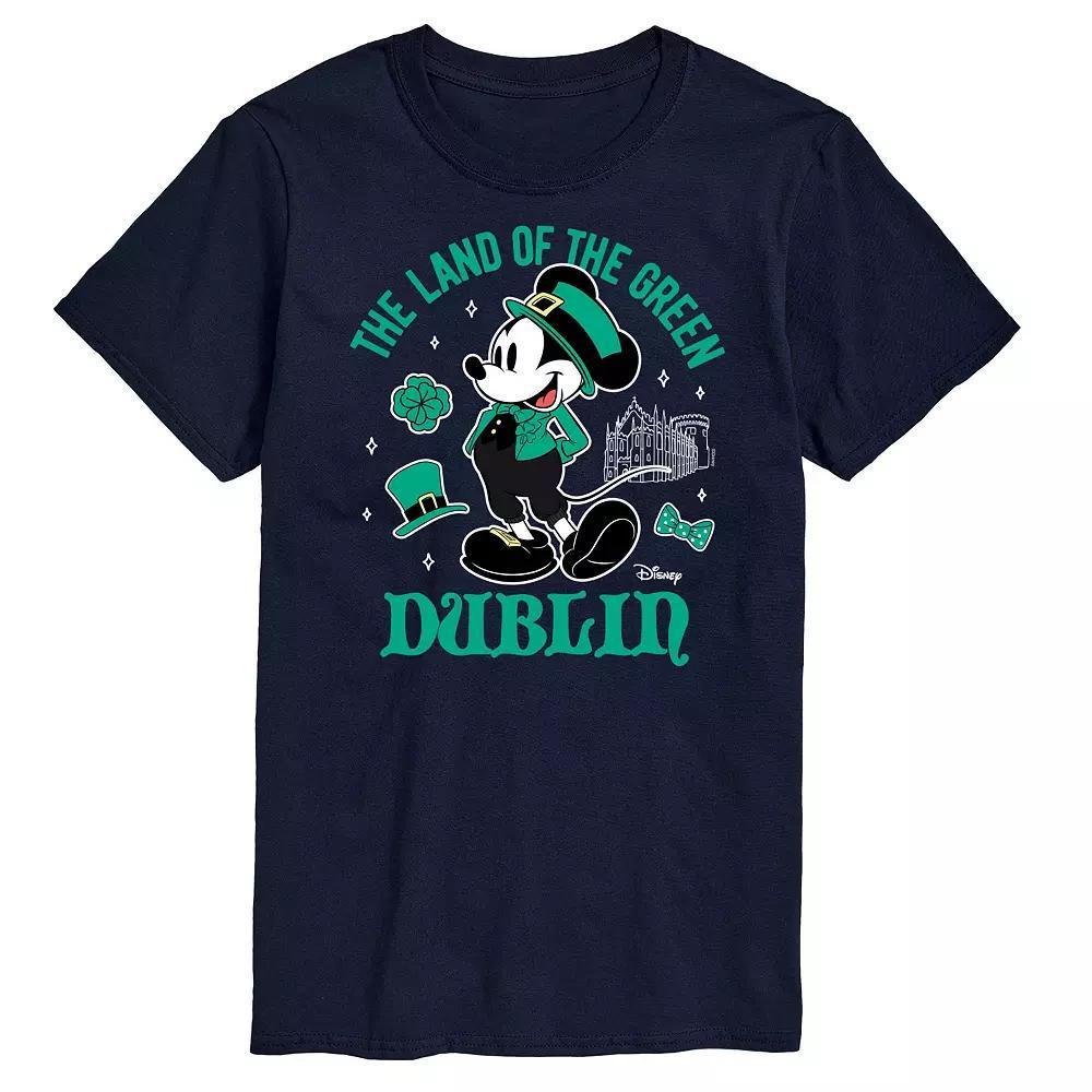 Disney's Mickey Mouse Men's Land Of The Green Graphic Tee, Size: XS, Blue Product Image