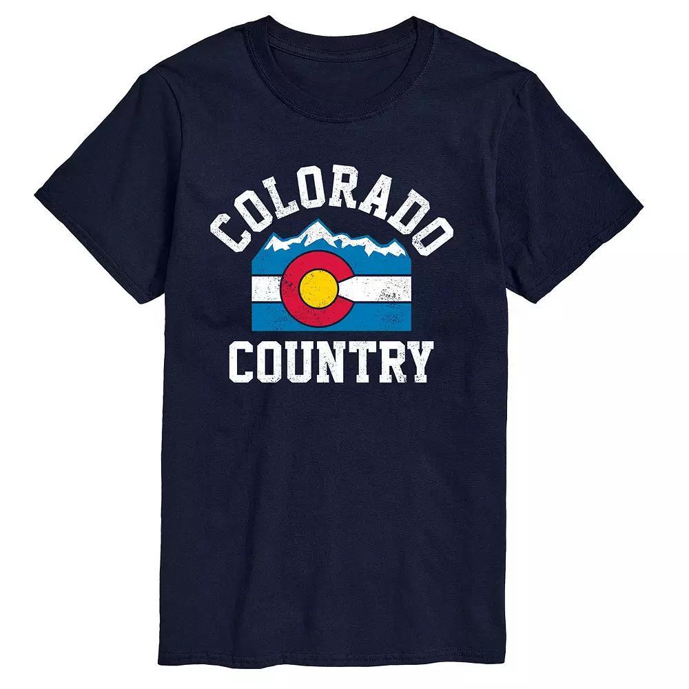 Men's Colorado Country Tee, Size: Small, Blue Product Image