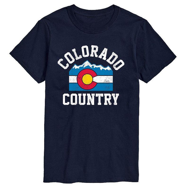 Men's Colorado Country Tee, Size: Small, Blue Product Image