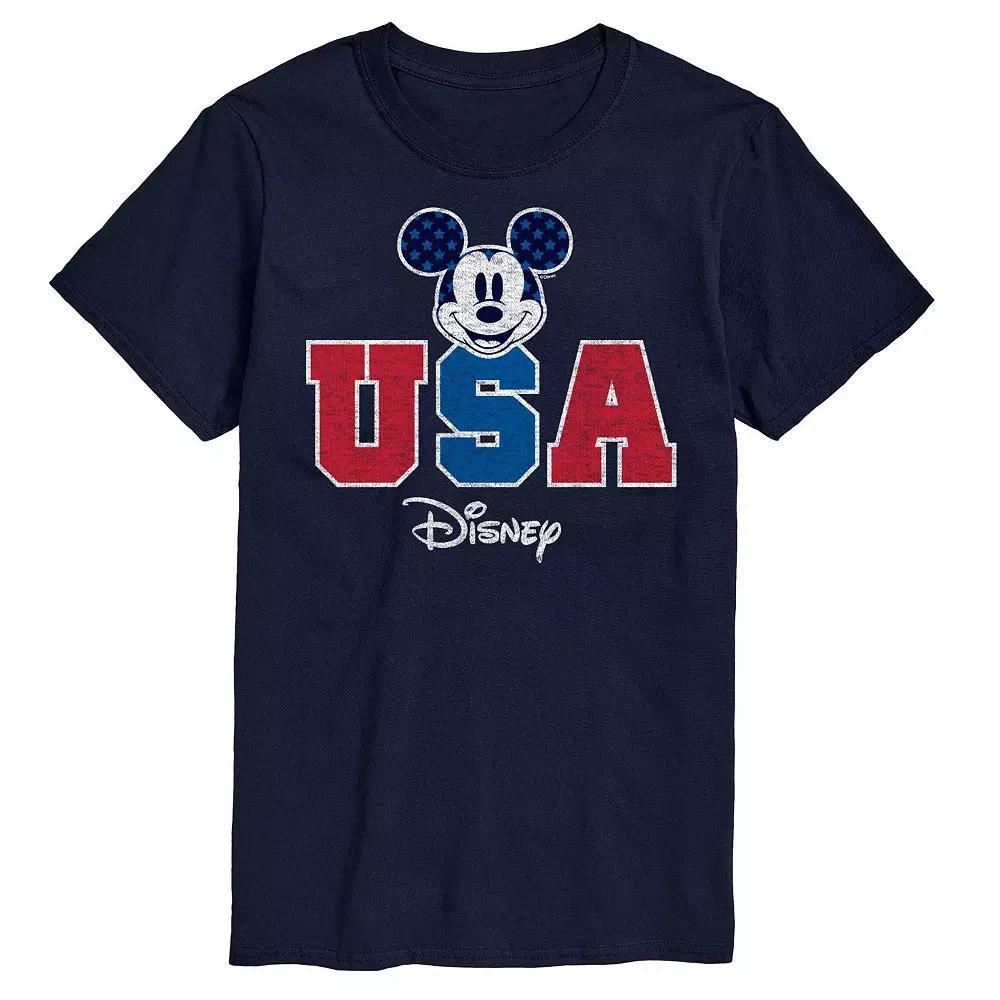 Disney's Mickey Mouse Men's Land Of The Green Graphic Tee, Size: XS, Blue Product Image