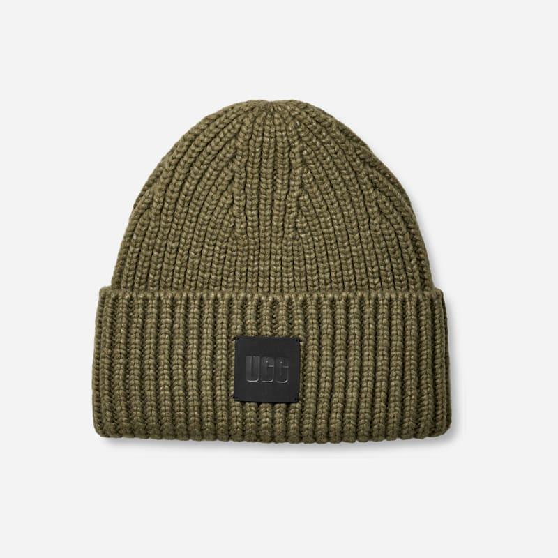 UGG Mens Chunky Rib Beanie Polyester Blend Product Image