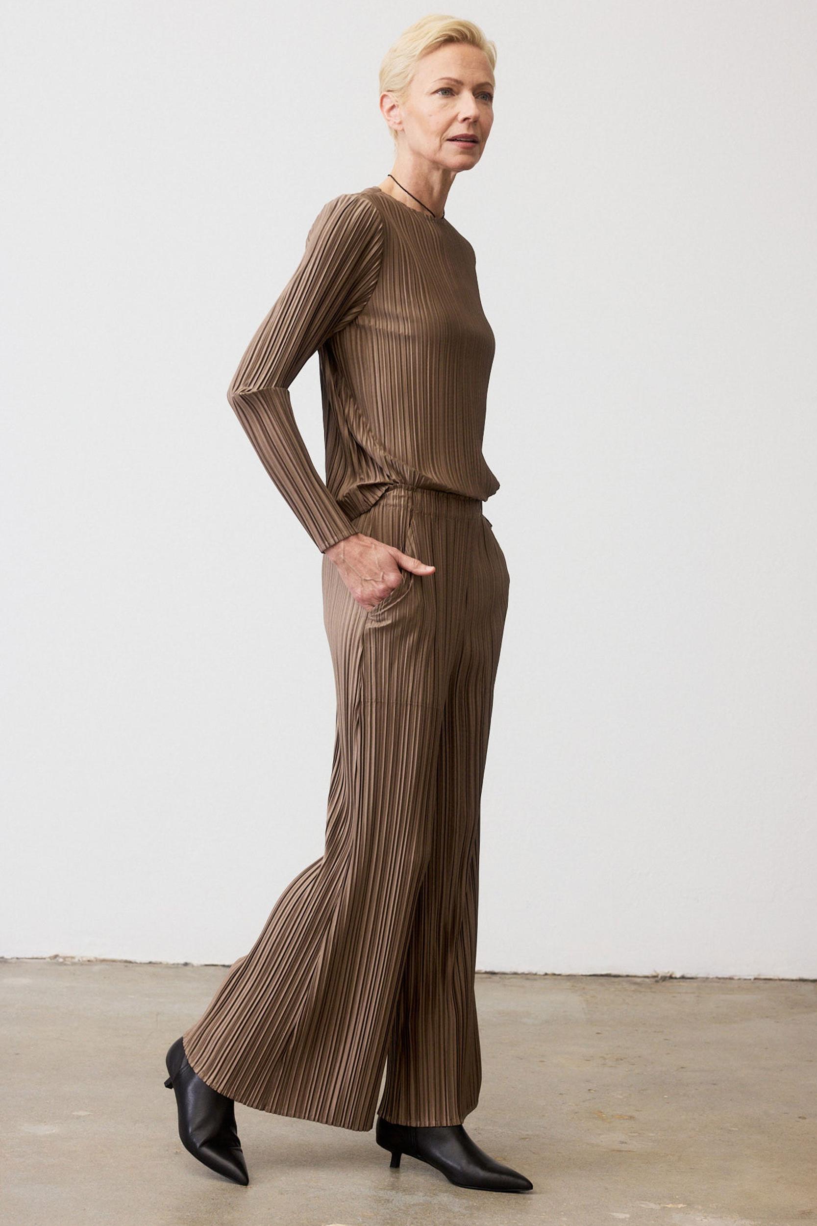 Relaxed Pleated Top Product Image