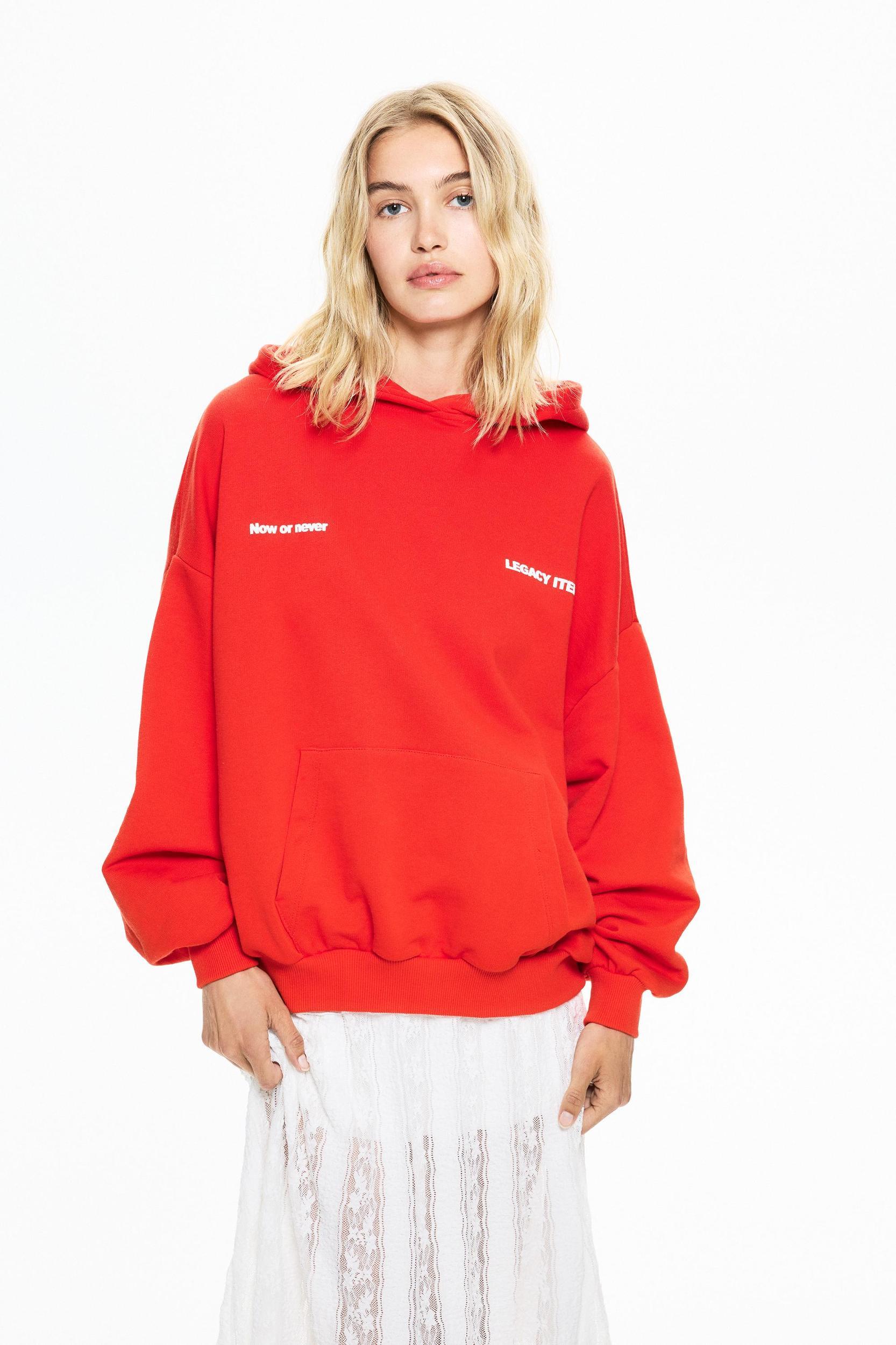 Red hoodie Product Image
