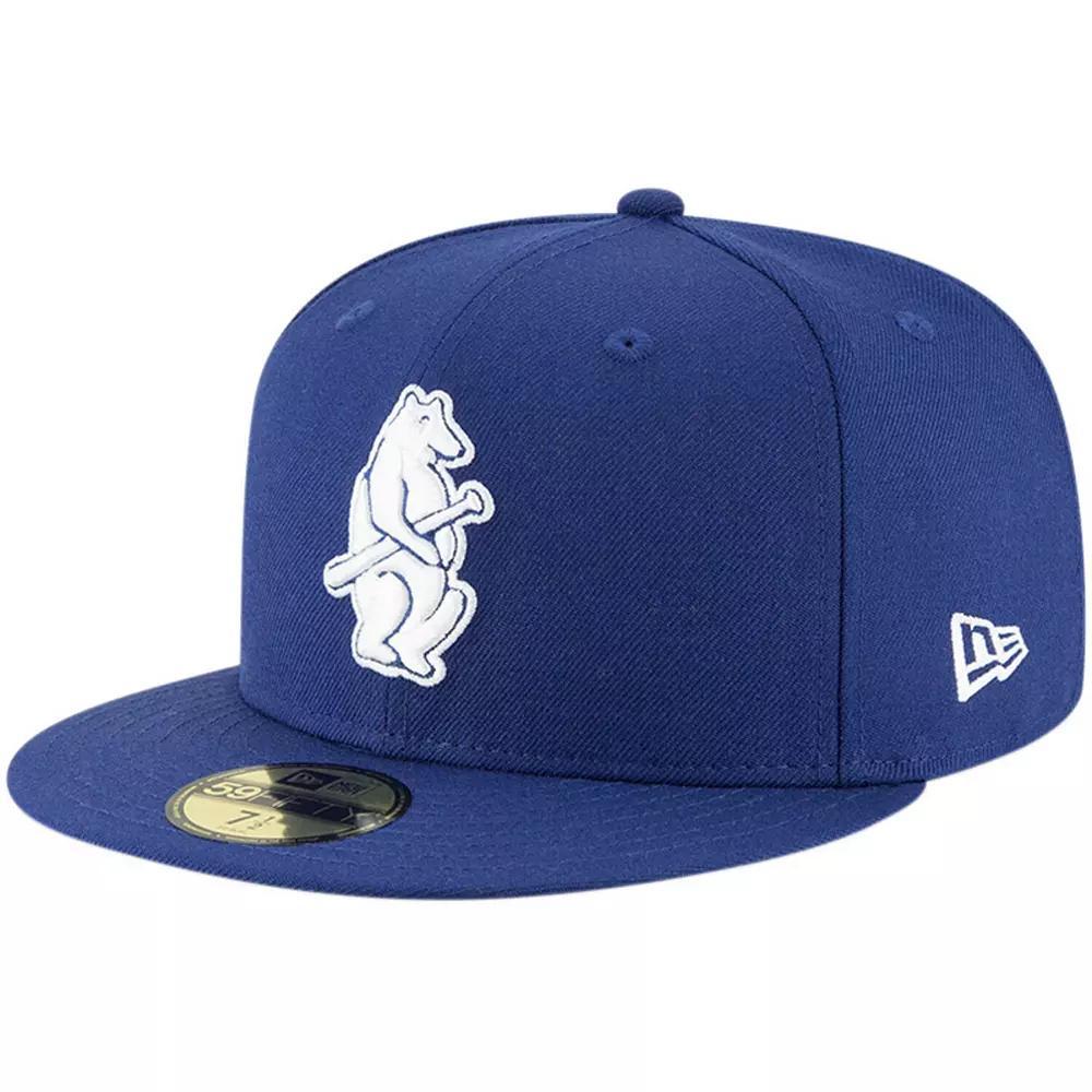 Men's New Era Royal Chicago Cubs Cooperstown Collection Wool 59FIFTY Fitted Hat,  Product Image