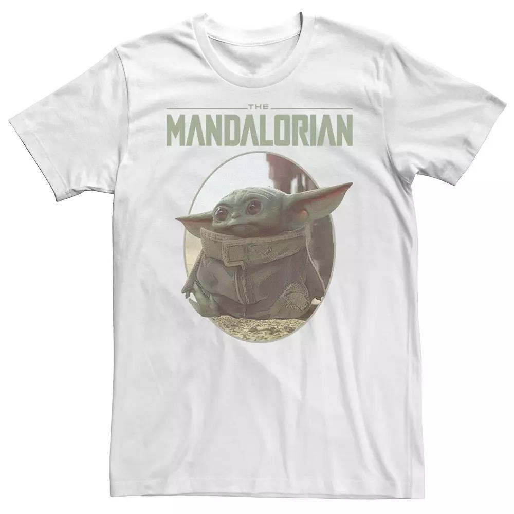 Men's Star Wars The Mandalorian The Child Circle Portrait Tee,  Product Image