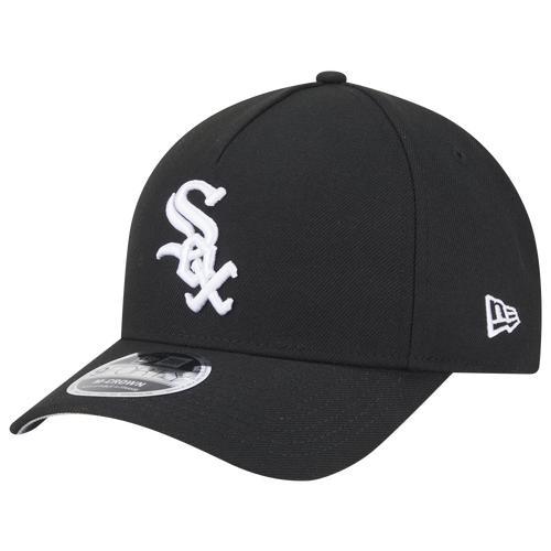 New Era Mens New Era White Sox 940M Crown A Frame Cap - Mens Black/White Product Image