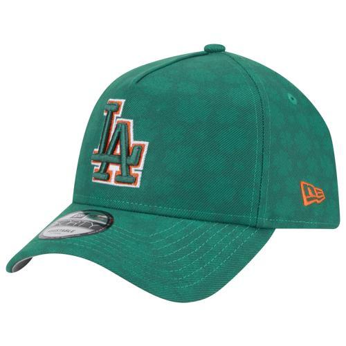 New Era Mens New Era Marlins 9FORTY A-Frame Lucky Day BTG Cap - Mens Green/Multi Product Image