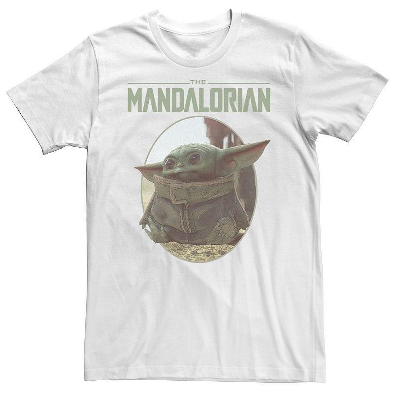 Men's Star Wars The Mandalorian The Child Circle Portrait Tee,  Product Image