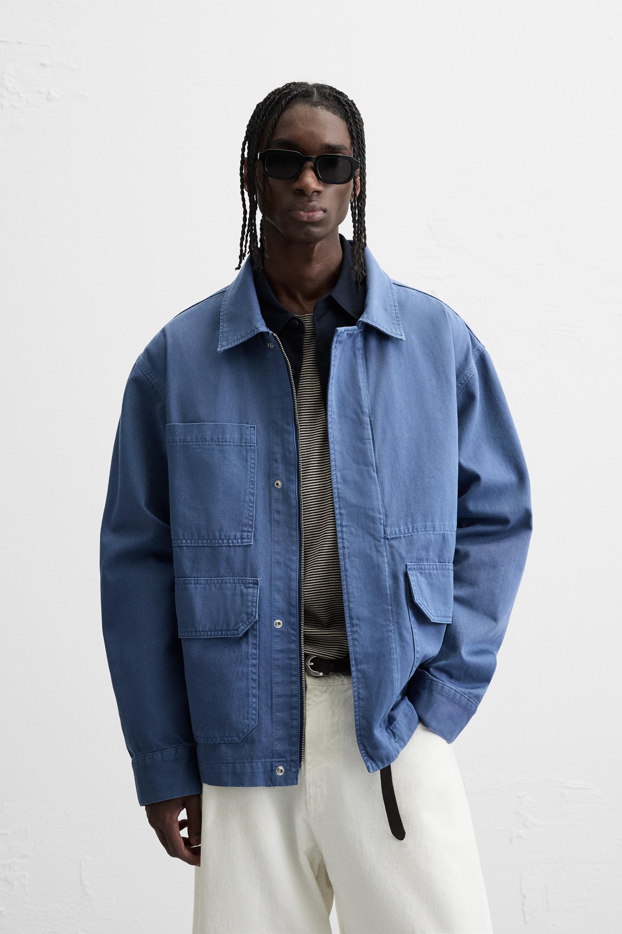 WASHED POCKET OVERSHIRT Product Image