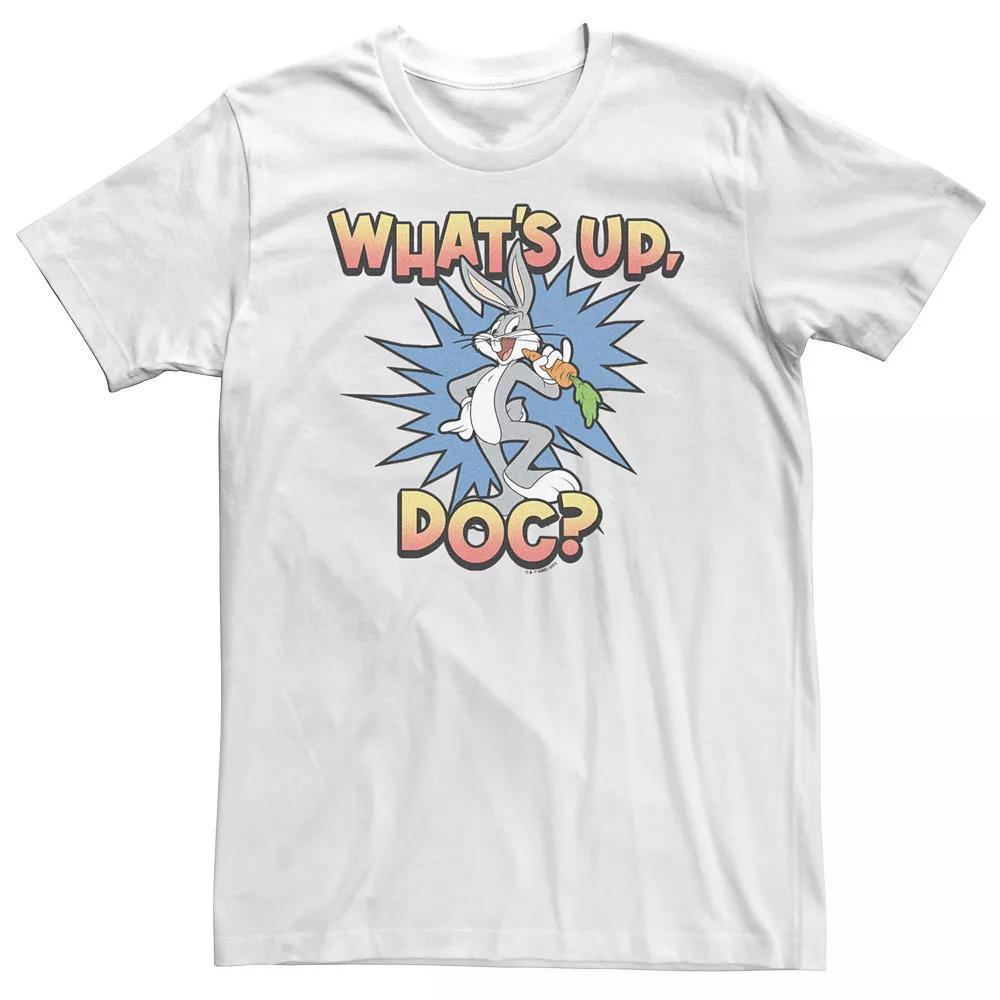 Big & Tall Looney Tunes Bugs Bunny Classic What's Up Doc Carrot Action Tee, Men's,  Product Image