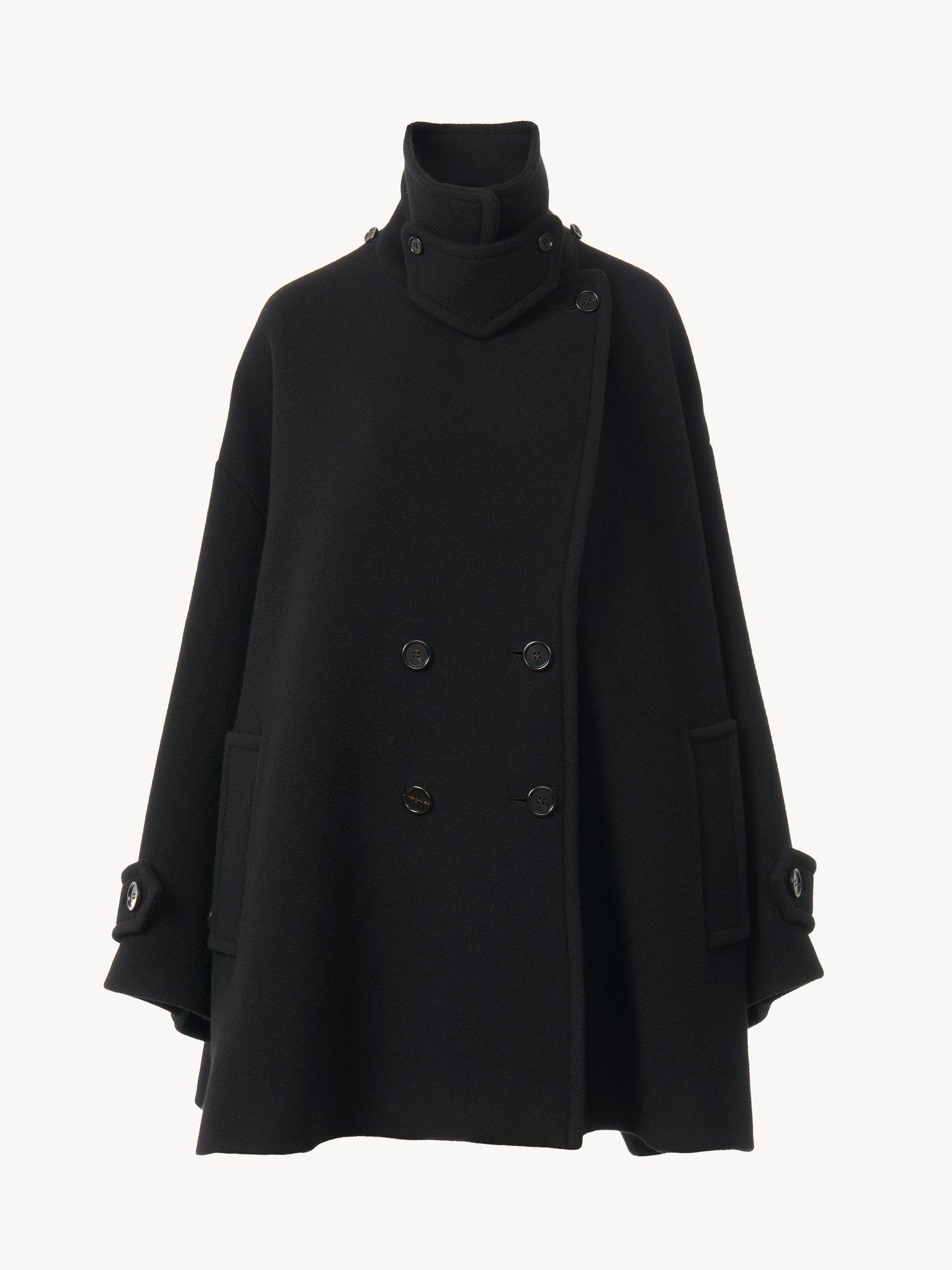 Oversized coat in wool Product Image