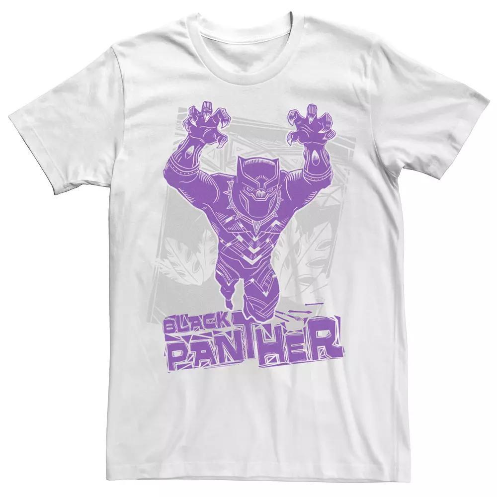 Men's Marvel Black Panther Classic Tropical Poster Tee,  Product Image
