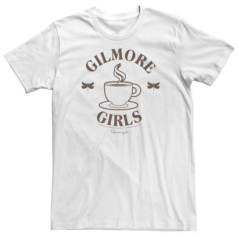 Men's Gilmore Girls Coffee Cup Logo Tee, Size: Medium, Light Blue Product Image