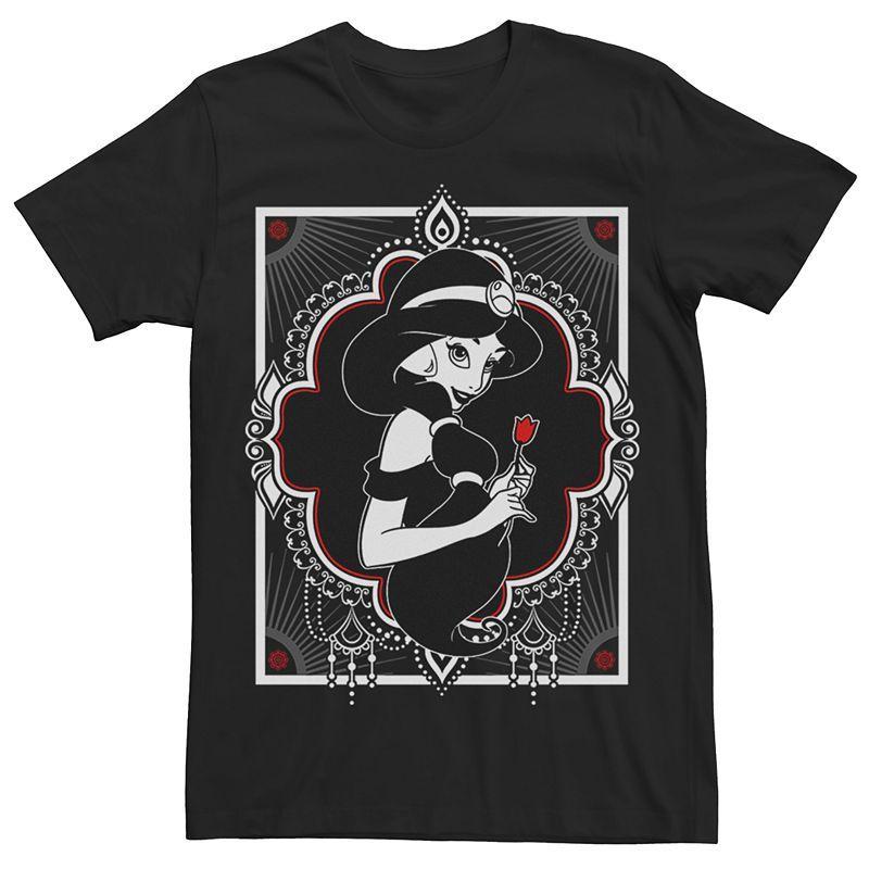 Disney's Aladdin Jasmine Men's Tee, Size: Large, Black Product Image