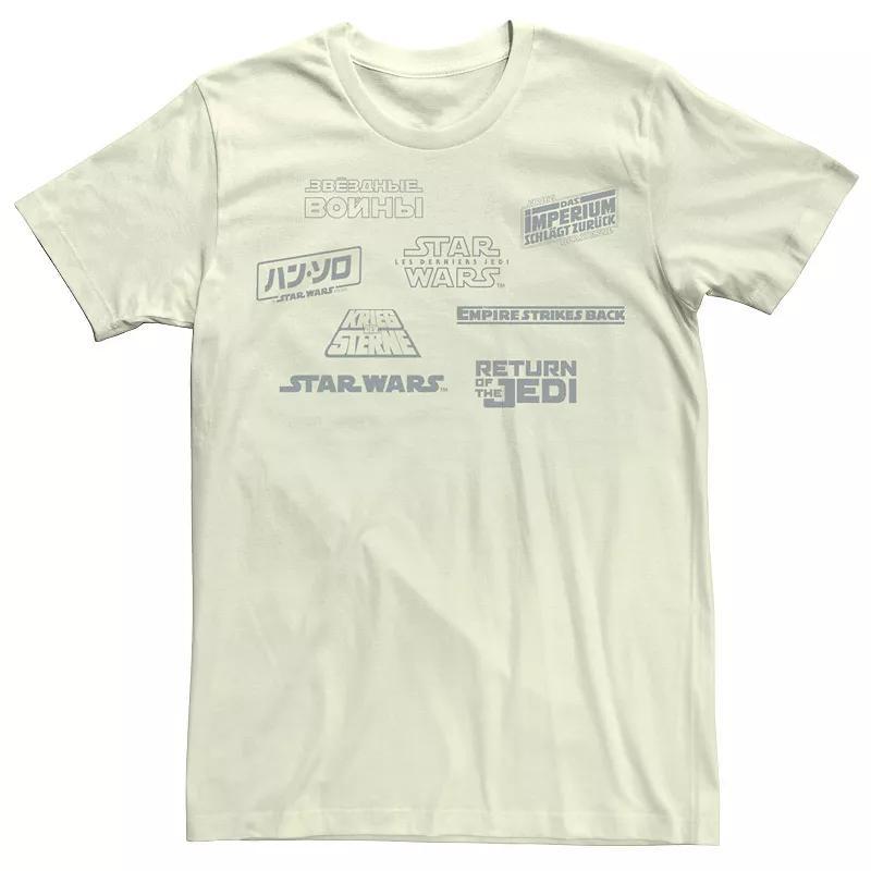 Mens Star Wars International Logos Tee Product Image