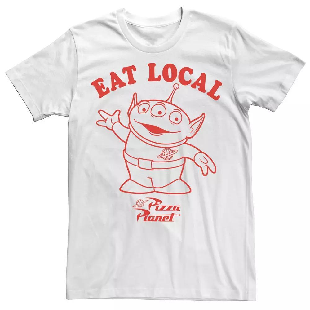 Disney / Pixar's Toy Story Alien Men's Pizza Planet Eat Local Tee,  Product Image