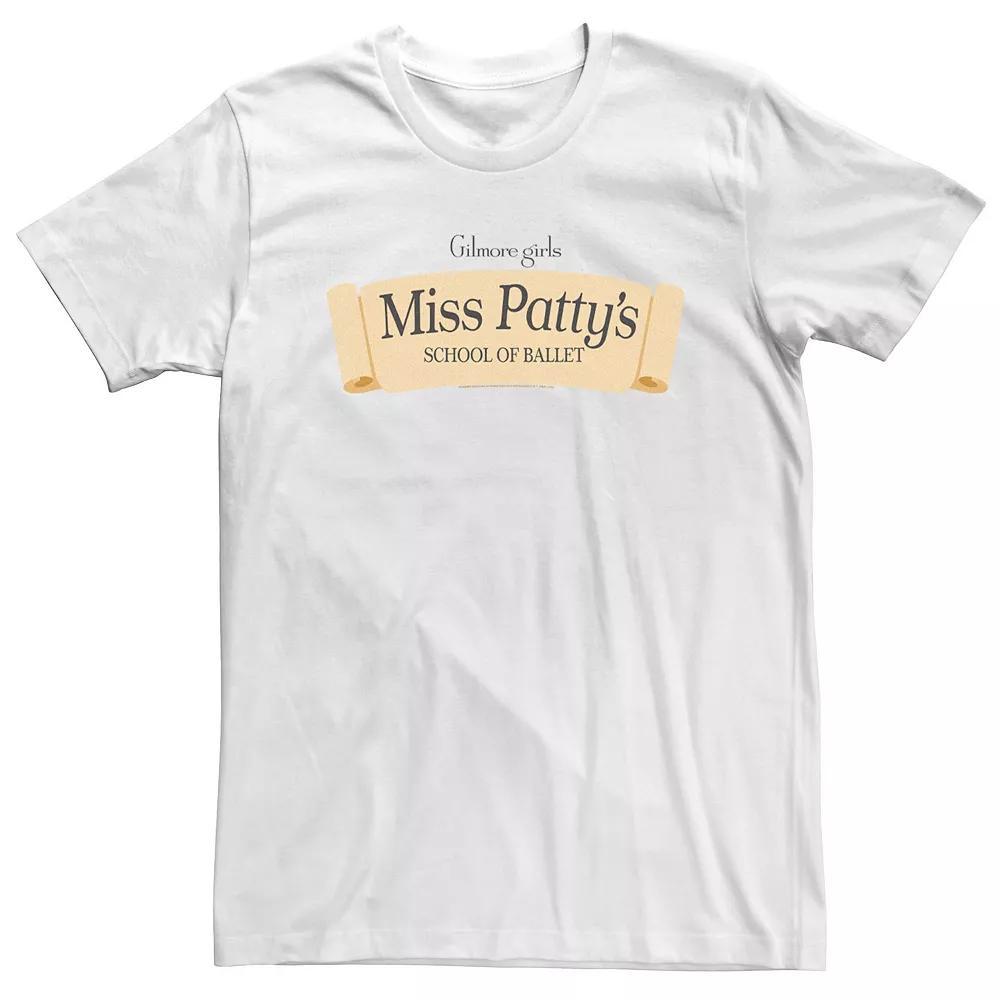 Big & Tall Gilmore Girls Miss Patty's School Of Ballet Logo Tee, Men's,  Product Image