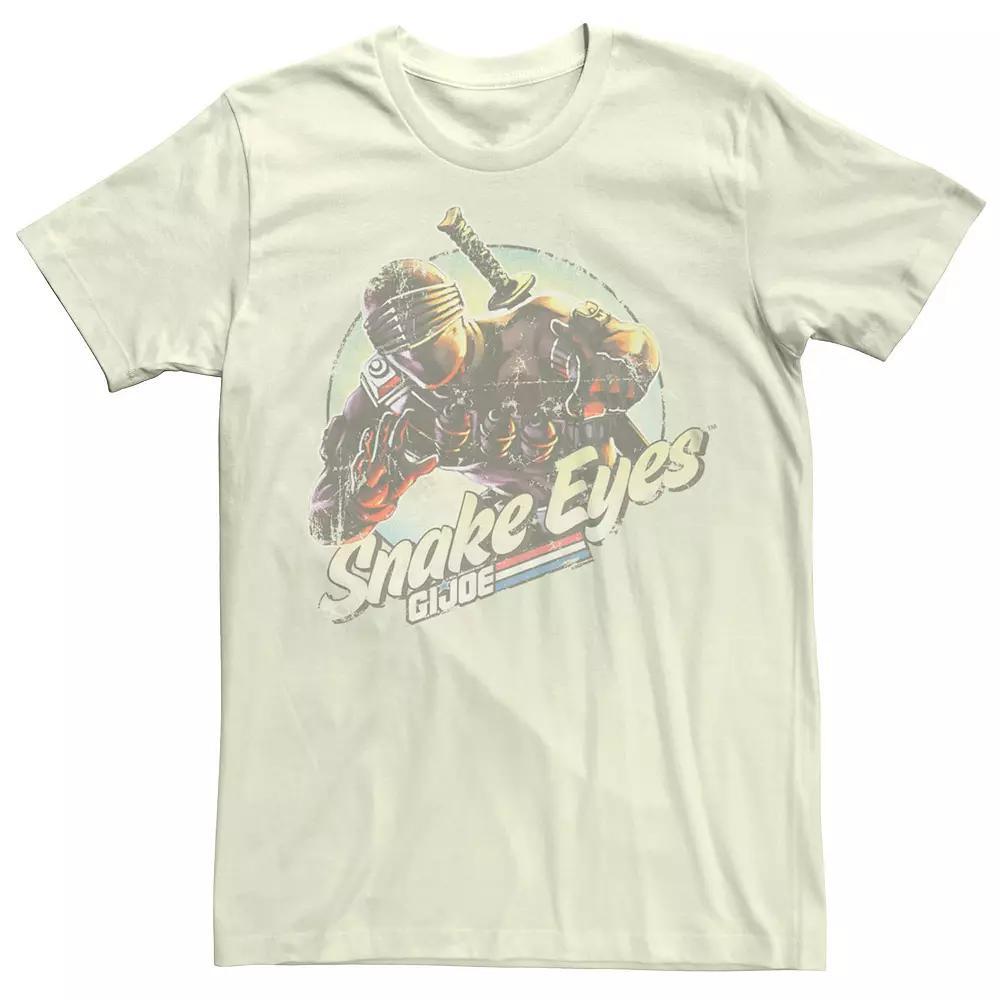 Men's G.I. Joe Snake Man Eyes Graphic Tee, Size: XXL, Natural Product Image