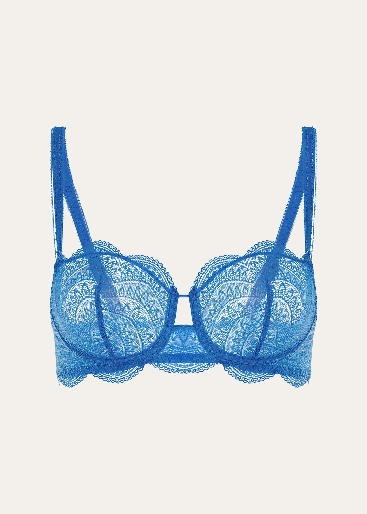 Karma Demi-Cup Convertible Lace Bra Product Image