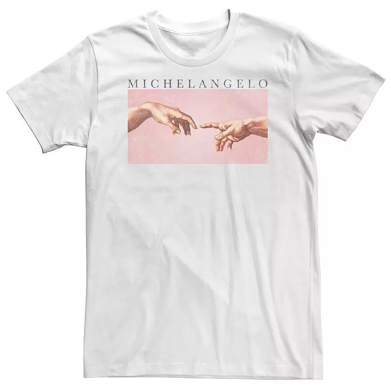Big & Tall Michelangelo "Sistine Chapel" Painting Portrait Tee, Men's,  Product Image