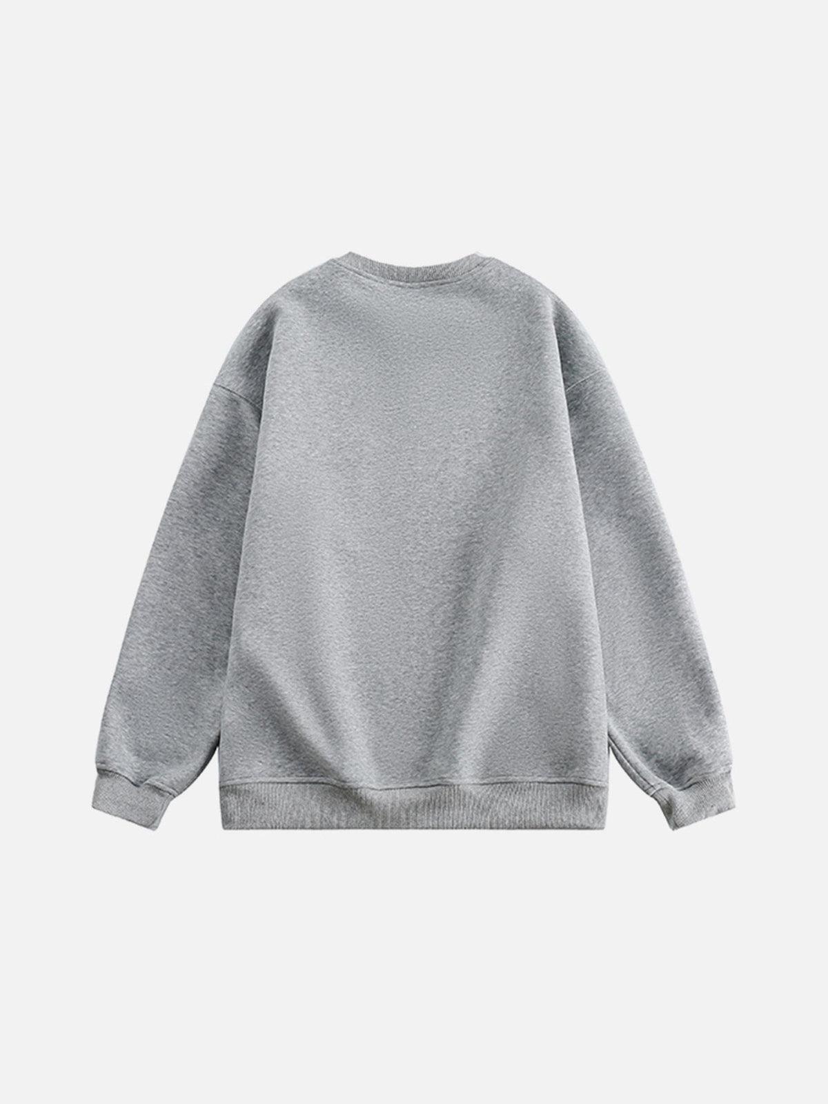 Aelfric Eden Leopard Graphic Pocket Sweatshirt Product Image