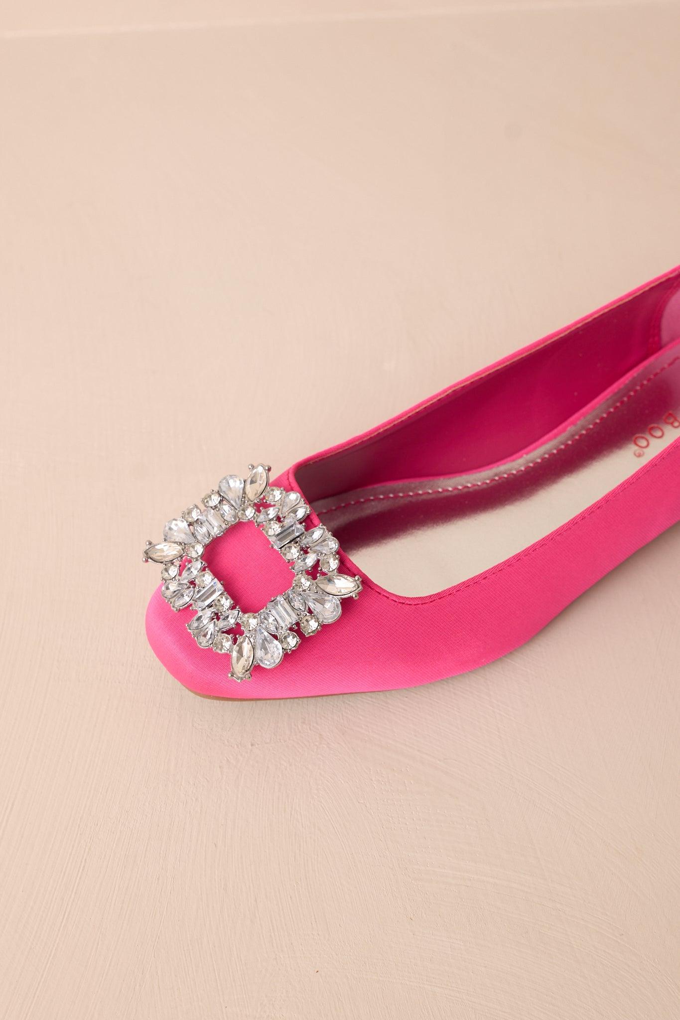 That's My Dream Hot Pink Ballet Flats Product Image