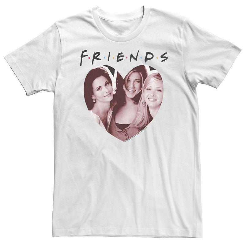 Big & Tall Friends The Girls Heart Portrait Tee, Men's,  Product Image