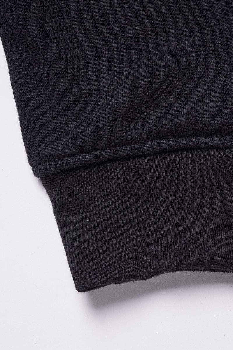 Men's Organic Hoodie Sweatshirt in Black Product Image