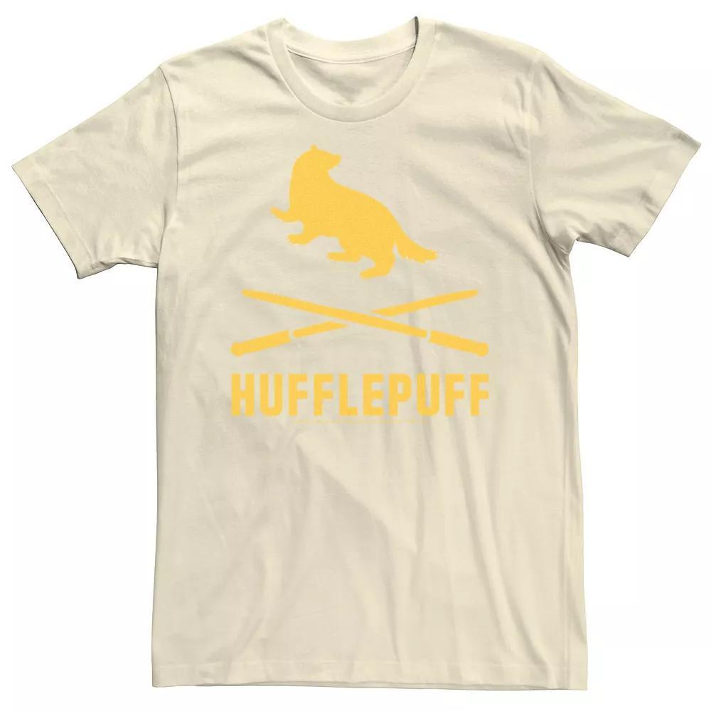Men's Harry Potter Hufflepuff Crossed Wands Logo Tee,  Product Image