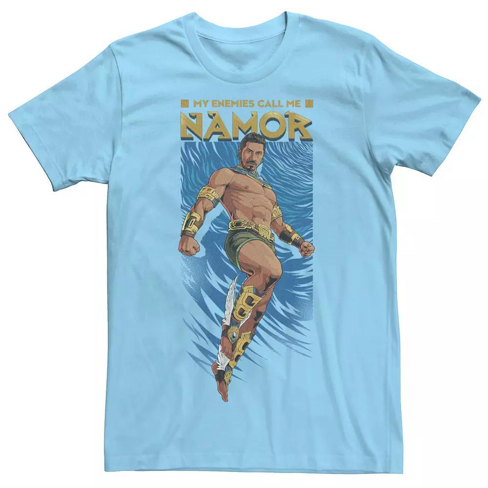Men's Marvel Wakanda Forever My Enemies Call Me Namor Animated Portrait Tee,  Product Image