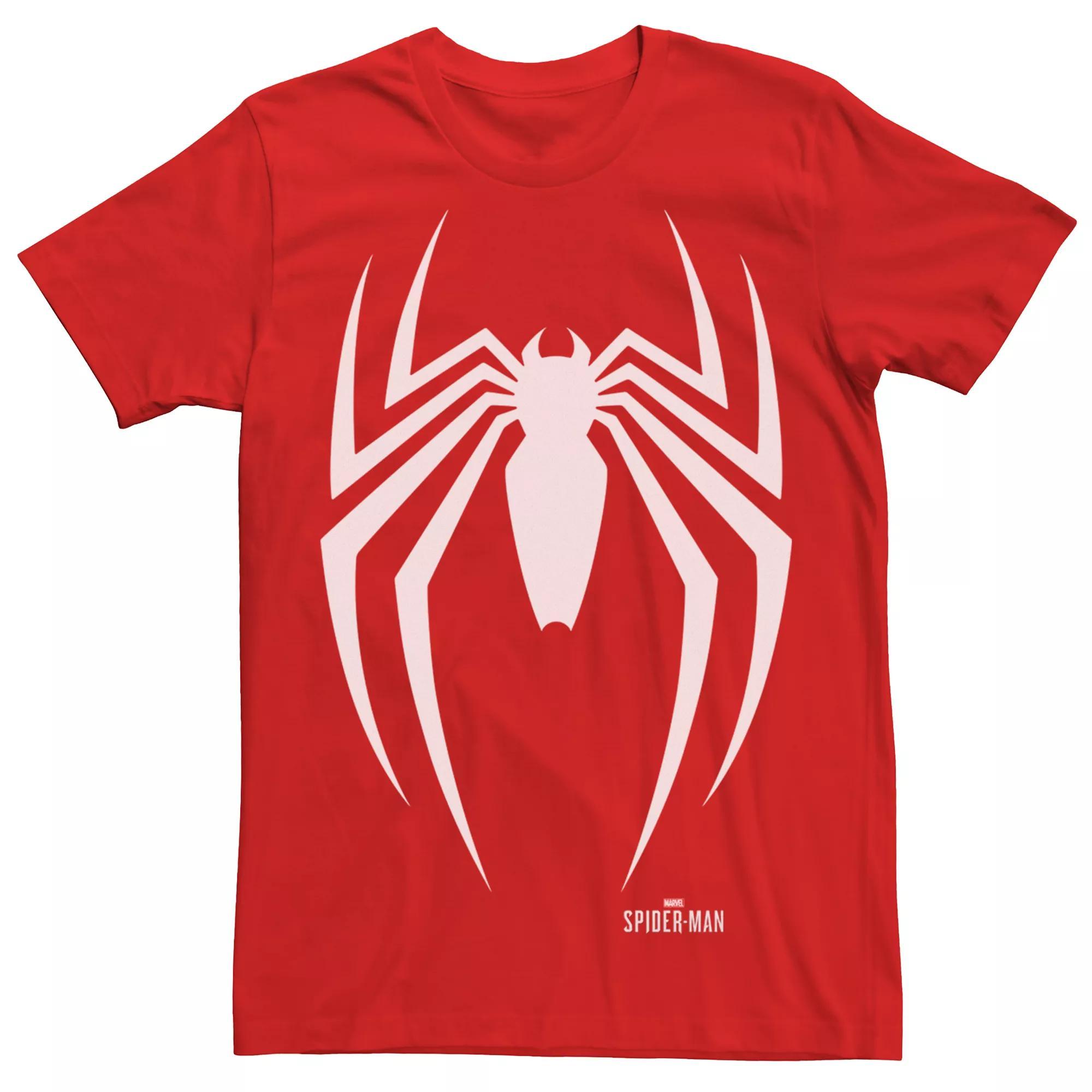 Men's Marvel Spider-Man Short Sleeve Graphic Tee, Size: Medium, Red Product Image