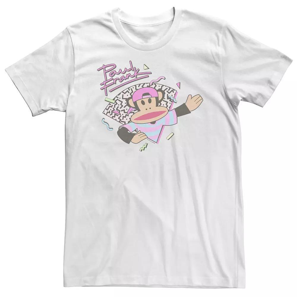 Big & Tall Paul Frank 90's Style Confetti Portrait Tee, Men's, Size: 3XL Tall, White Product Image