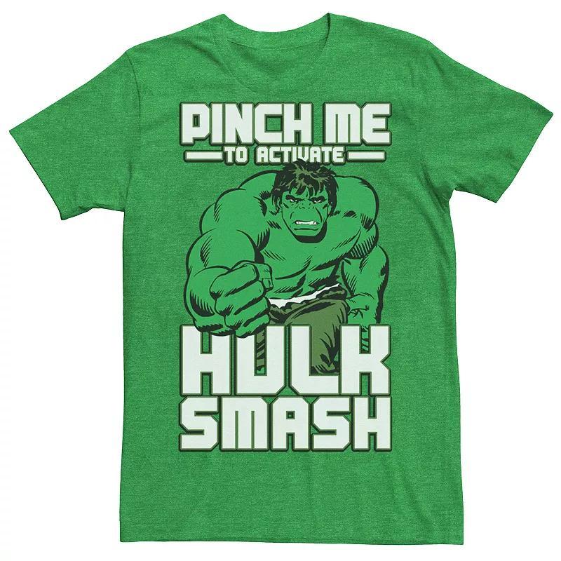 Men's Marvel Hulk Smash Pinch St. Patricks Tee,  Product Image