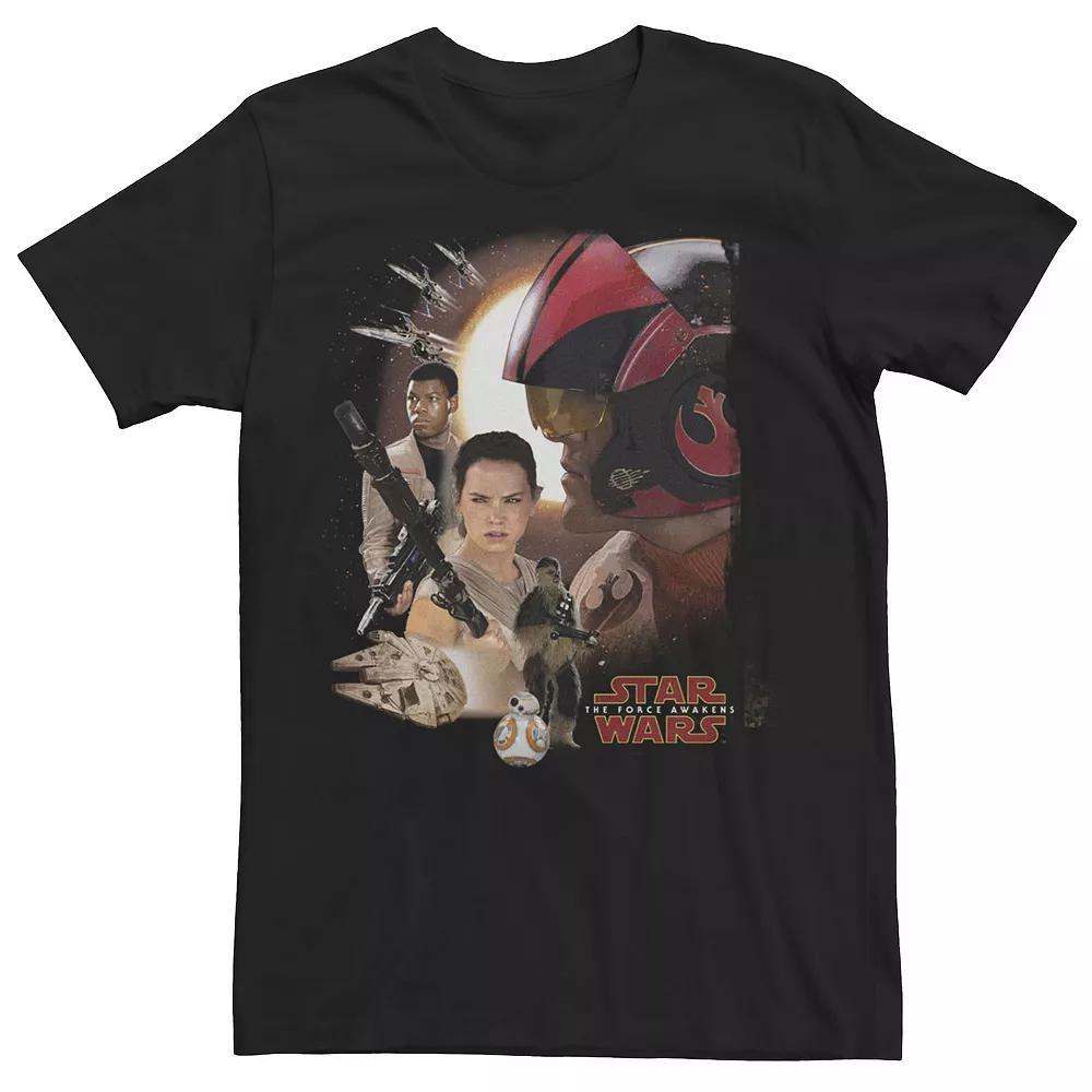 Men's Star Wars Force Awakens New Alliances Tee, Size: Medium, Grey Heather Product Image