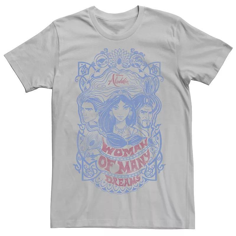 Men's Disney's Aladdin Live Action Trio Line Art Sketch Tee,  Product Image