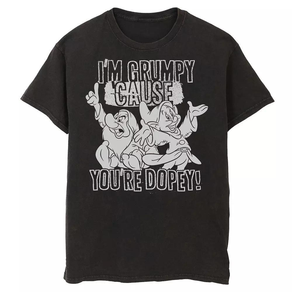Disney's Snow White Grumpy Men's Cause You're Dopey Tee,  Product Image