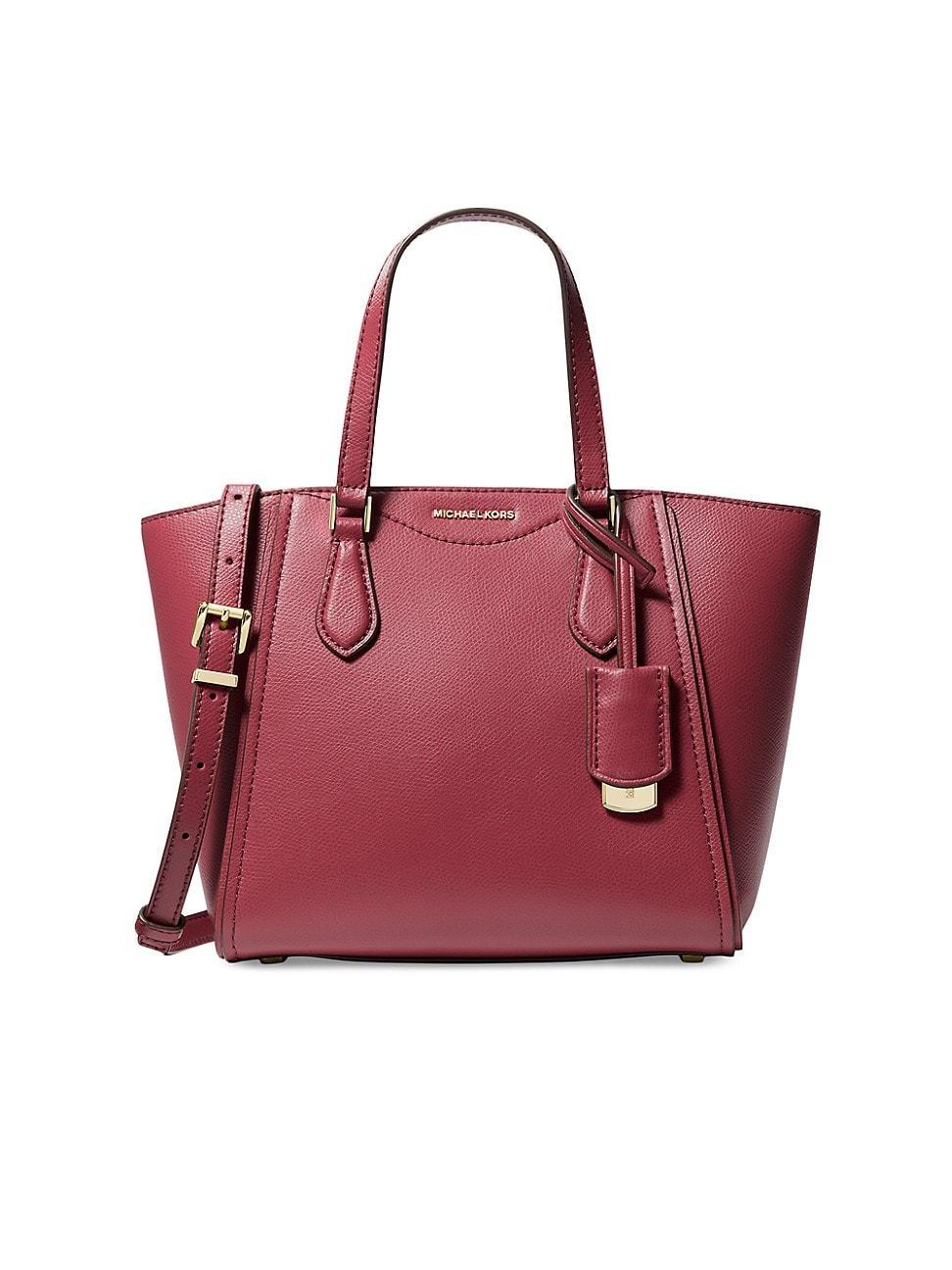 Womens Taryn Small Convertible Leather Tote Bag Product Image