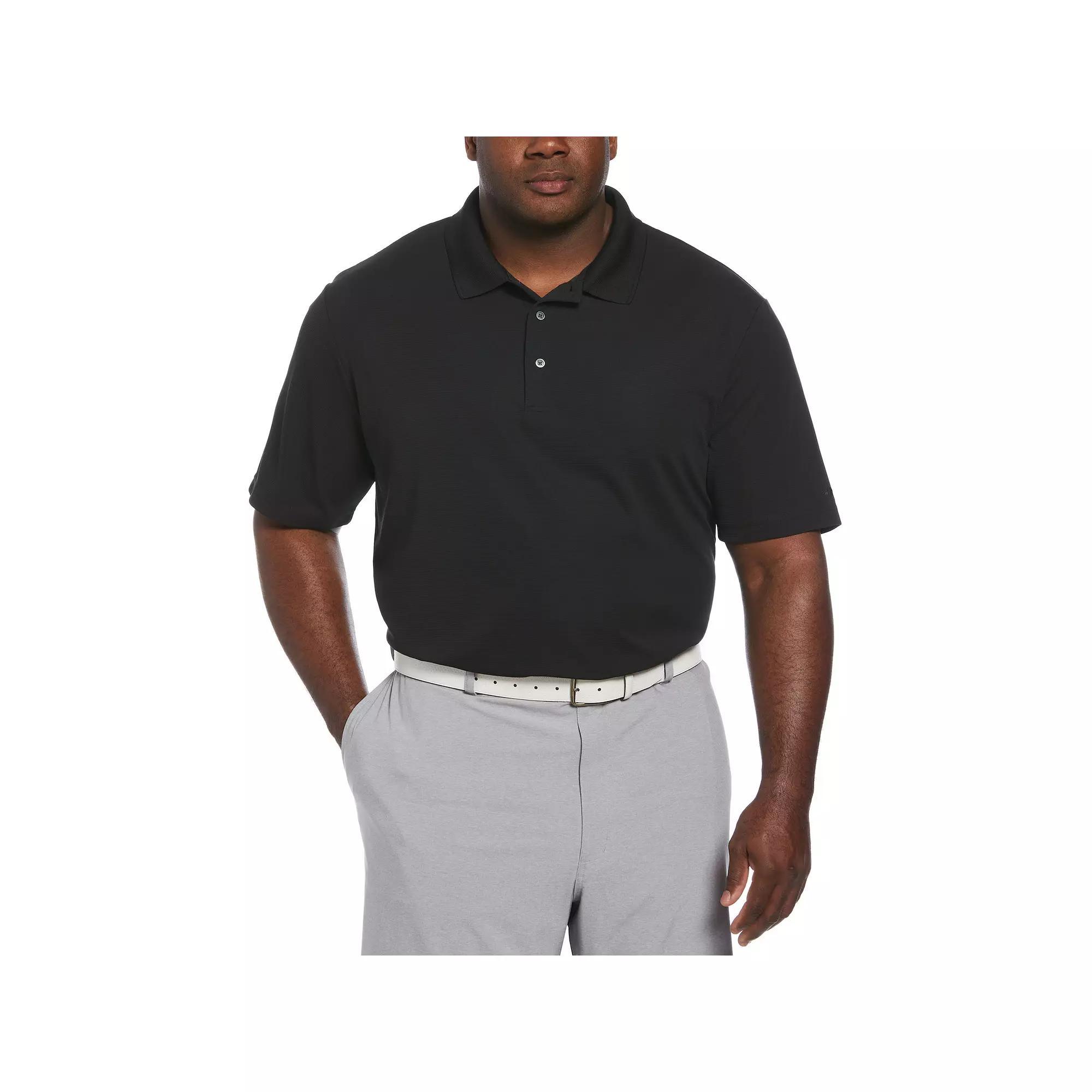 Big & Tall Grand Slam Off Course Classic-Fit Solid Golf Polo, Men's, Size: 3XB, Bright White Product Image