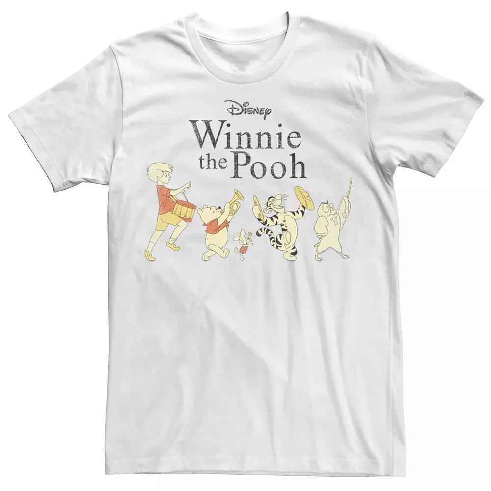 Big & Tall Disney Winnie The Pooh Character Lineup Tee, Men's,  Product Image