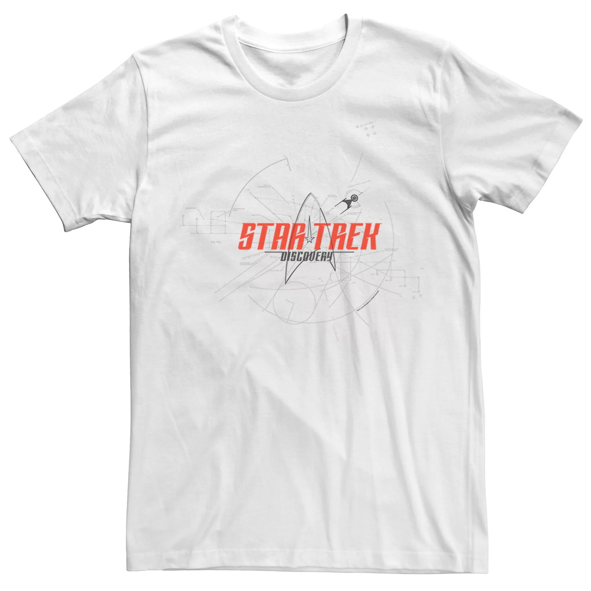 Men's Star Trek Discovery Schematic Logo Graphic Tee,  Product Image