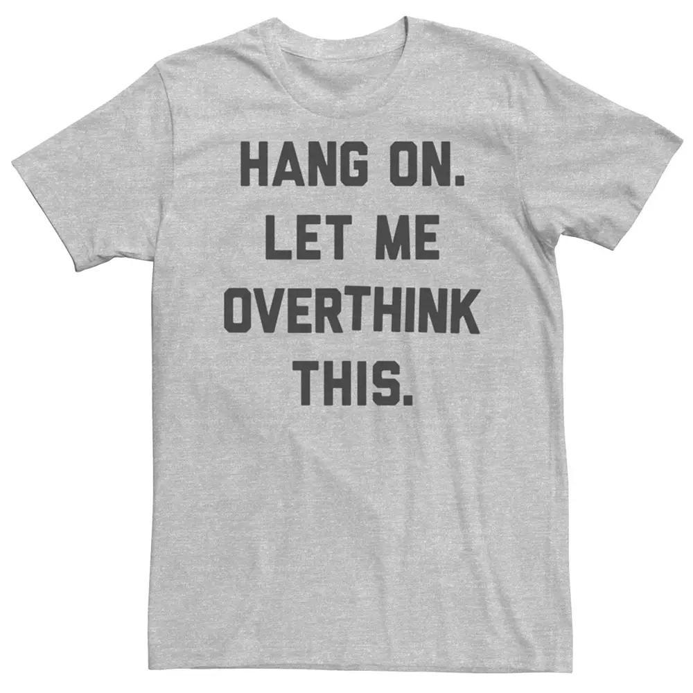 Men's Let Me Overthink This Tee,  Product Image
